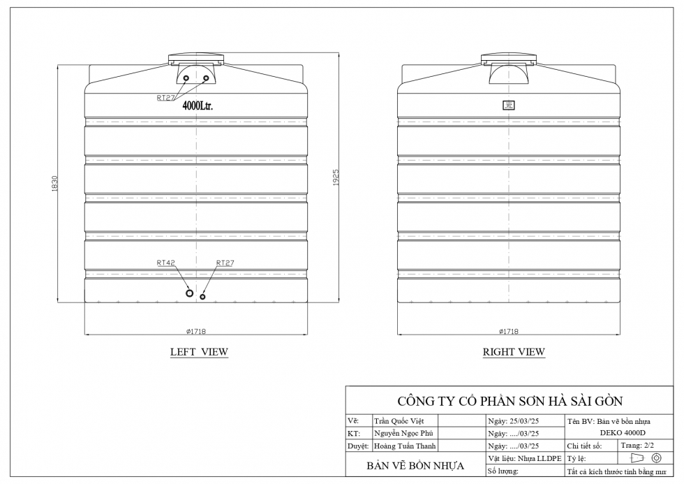 ban ve bon nuoc nhua 4000 lit dung son ha